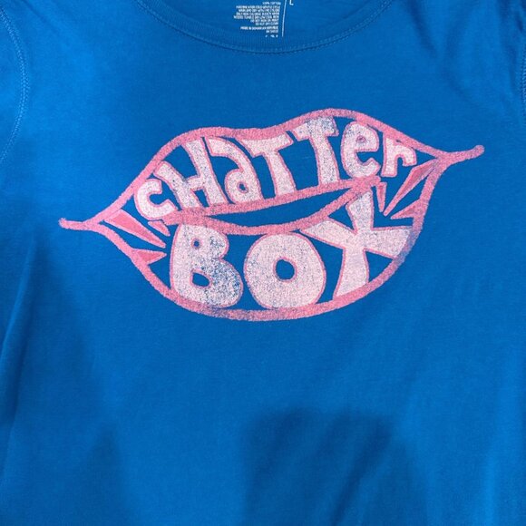 Vintage Old Navy Chatterbox Graphic Long Sleeve Top in excellent condition - Picture 3 of 6